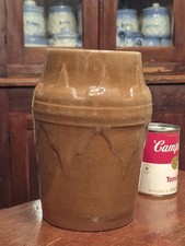 Vintage Yellow-Glazed Stoneware Crock Bowl — listing 2