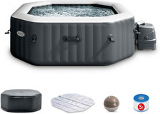 Intex PureSpa Bubble Deluxe Inflatable Hot Tub 4-Person Octagonal Spa — listing 2