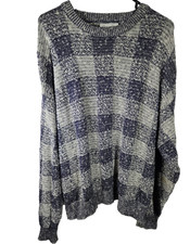 Vintage Christian Dior Green Textured Knit V-Neck Sweater, Size XL — listing 2