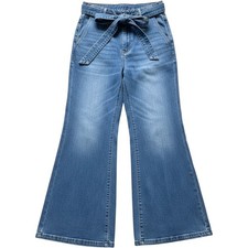 Flying Tomato Blue Denim Strapless Romper with Foldover Neckline and Pockets — listing 4