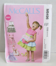 McCall's Home Decorating Pattern 6496 - Baby Nursery Ensemble (Crib Bedding, Bassinet Skirt, Diaper Stacker) — listing 2