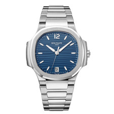 Patek Philippe Nautilus 5711 Style Watch (Replica), Black Dial, Stainless Steel