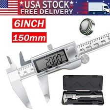 Digital Caliper 6-inch (150mm) Stainless Steel Hardened with Case and Manual — listing 5
