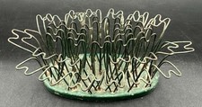 Blue Ribbon Flower Holder / Frog, Cast Iron, Cuyahoga Falls Ohio