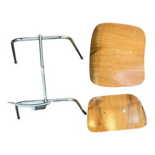 Eames Molded Plywood Dining Chair (DCW) with Metal Legs — listing 5