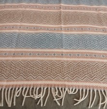 Vintage Baron Woolen Mills Wool Blanket Green Checkered — listing 6