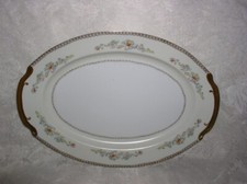 Japanese hand-painted platter Vintage Empress China Hand-Painted Floral Oval Serving Platter, Made in Japan — listing 6