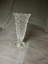 Fostoria American Pattern Glassware Collection (Large Lot, Clear Cubist Pressed Glass) — listing 6