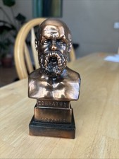 Bronze Grand Tour Bust of Socrates on Marble Base — listing 5