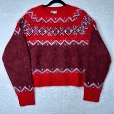 J.Crew Burgundy Crewneck Sweater Merino wool — listing 3