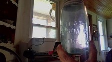 Atlas Mason Quart Canning Jar, Clear Glass with Embossed 'A' Logo — listing 2