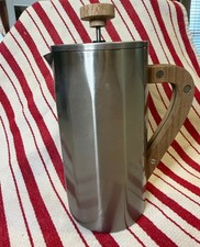 Starbucks Stainless Steel French Press Coffee Maker with Wood Handle & Knob