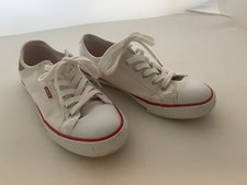 Levi's Low-Top Canvas Sneakers, Dusty Rose/Salmon, White Cap Toe — listing 5