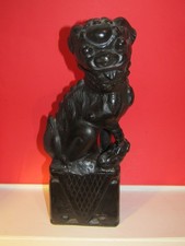 Vintage Chinese Cast Iron Foo Dog Censer Incense Burner with Dragon Handles — listing 4