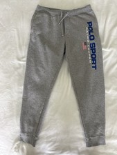 Vintage Polo Sport Ralph Lauren Black Drawstring Sweatpants/Joggers, Size XXL — listing 2
