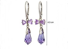 Swarovski Crystal Marquise Double-Drop Pierced Earrings — listing 5