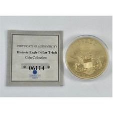 1933 Saint-Gaudens Gold Double Eagle REPLICA Coin - American Mint Platinum-Accented Archival Collection