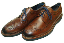 Johnston & Murphy Men's Brown Leather Lace-Up Casual Dress Shoes — listing 3