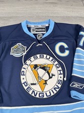 Reebok NHL Pittsburgh Penguins #71 Malkin Youth Home Jersey, Youth S/M — listing 2