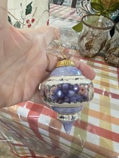 Bradford Editions Nature's Jewels Heirloom Porcelain Butterfly Ornaments, Set of 3 (Jade Dance, Ruby Star, Lilac Vision)