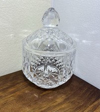 Vintage Clear Pressed Glass Two-Handled Serving Bowl with Ruffled Rim — listing 6