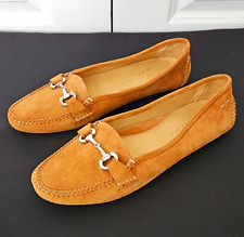 Patricia Green Collection Nude Patent Leather Horsebit Driving Loafers with Rubber Pebble Soles 9 — listing 3