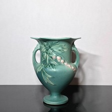 Roseville Pottery Bleeding Heart Jardiniere #651-6 in Pink — listing 2