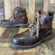 Red Wing Style 4215 Men's Leather Work Boots, Size 12 D, EH Rated — listing 3