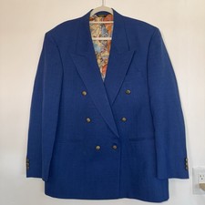 Vintage Palm Beach Double-Breasted Glen Plaid Tweed Sport Coat Blazer — listing 6