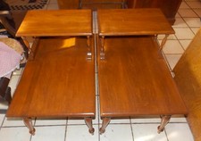 Vintage Maple Two-Tier Step End Table Mid-Century Colonial Style — listing 6