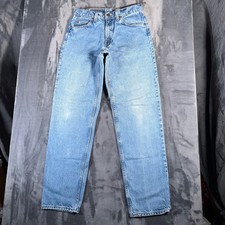 Levi's 550 Relaxed Fit Blue Denim Jeans, Size Medium — listing 2