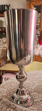 Cast Aluminum Champagne Chiller / Ice Bucket with Embossed Grapevine Motif and Ring Handles