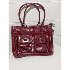 Worthington Navy Blue Whipstitched Leather-Look Tote Handbag — listing 6