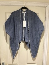 Grace Karin Women's Blue Waffle-Knit Collared Button Cardigan Sweater, Size XL — listing 6