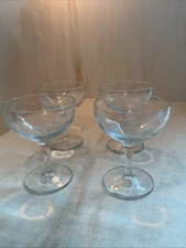 Vintage Wheel-Cut Floral Etched Champagne Coupe / Sherbet Glass — listing 6