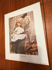 "A Special Pleader" Framed Print - Girl and Collie Dog