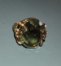 Stella & Dot Turquoise Cabochon Bezel-Set Ring — listing 5