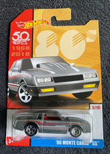 Hot Wheels Blackwall Chevy Monte Carlo Stocker #38, Blue with Green/Yellow Stock Car Tampos — listing 3