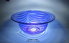 Cobalt Blue Depression-Style Glass Covered Butter Dish with Plaid/Criss-Cross Pattern — listing 6