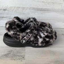 Crocs Classic Fur Sure Clog, Tan/Bone, Men's Size 12, Style 206630, listing 5