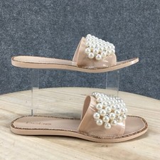 Bebe Clear Green Jelly Thong Sandals with Rhinestone & Gold-Tone Charms, Size 10 — listing 3