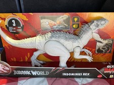 Jurassic World Large Action Figure Lot - Indominus Rex and Carnotaurus (Mattel) — listing 3