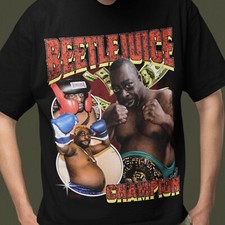 Beetlejuice Graphic Tee Bundle (2 Shirts) - Black Tank & Purple Button Front — listing 3