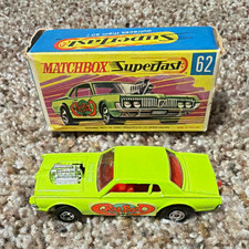 Matchbox Superfast No. 21 Rod Roller Hot Rod, Yellow with Red Seat & Flame Label — listing 4