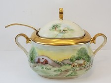 Johann Seltmann Vohenstrauss Bavaria Covered Vegetable Tureen Mid-Century Wheat Pattern — listing 2