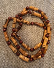 Vintage Wooden Bead Figural Crib/Pram Toy with Painted Face — listing 2
