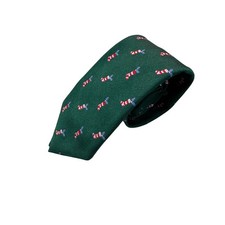 Brooks Brothers Christmas Silk Tie, Red with Santa, Candy Cane & Snowflake Motif — listing 6