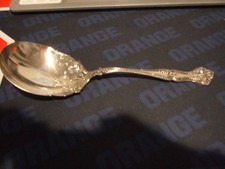 Vintage Silverplate Serving/Table Spoon, Plain Old English (Rattail) Pattern — listing 3