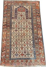 Antique Caucasian Shirvan Lesghi Star Rug, 54 x 100 inches — listing 4