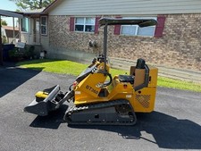Compact Stand-On Mini Skid Steer Track Loader with Bucket Attachment — listing 3